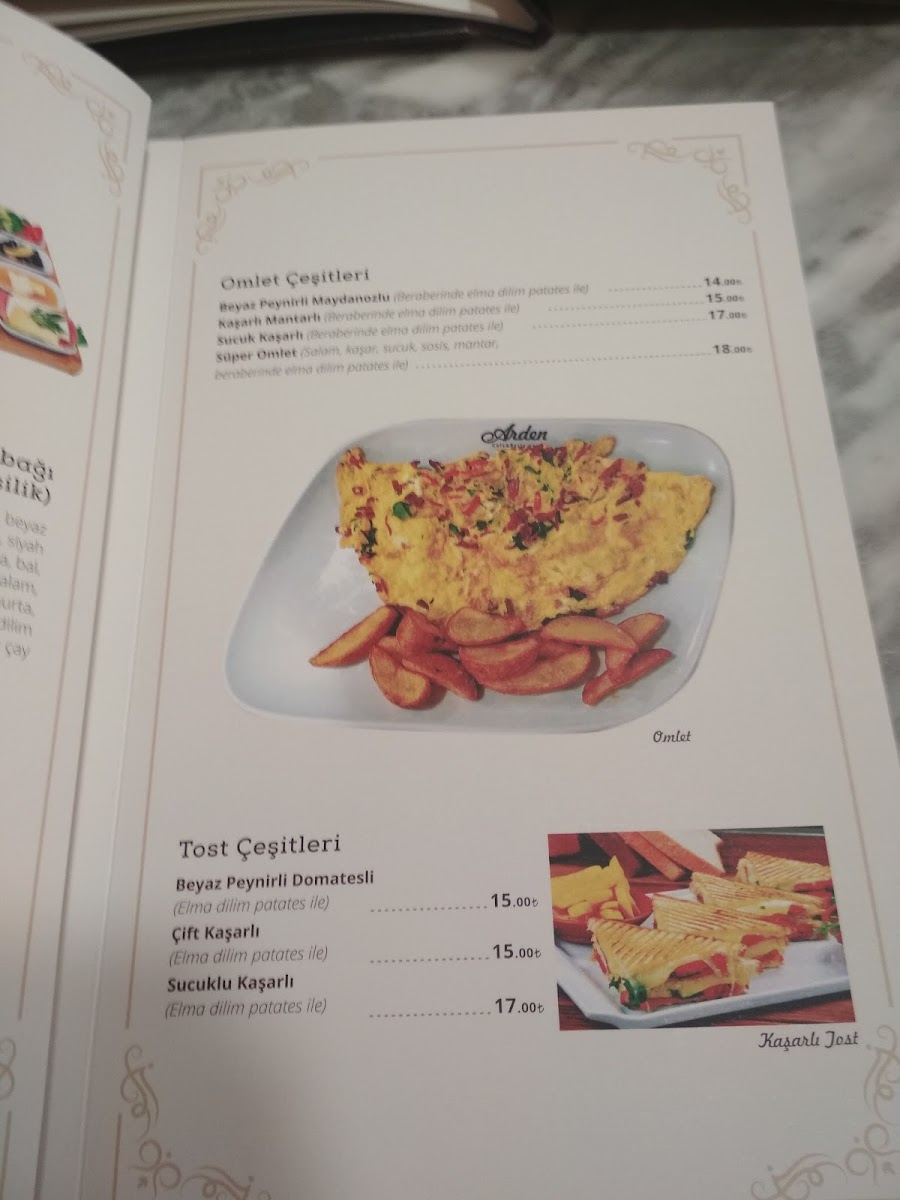 Menu Arden Cafe - Umraniye-4